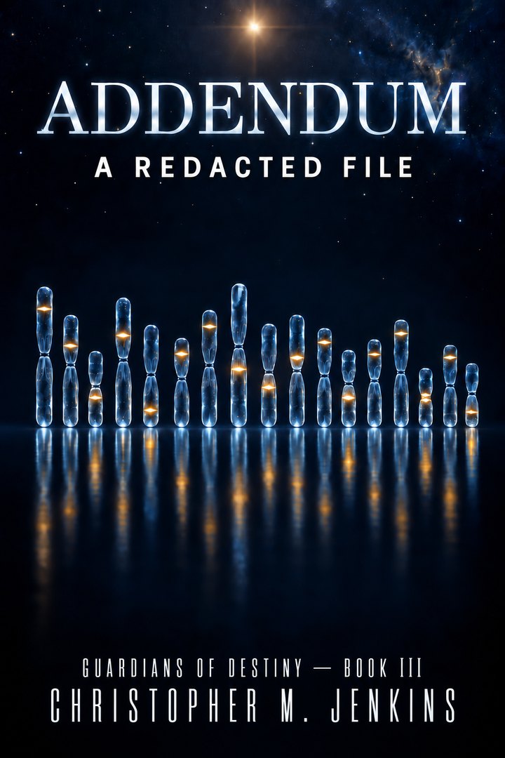 Cover of Addendum: A Redacted File, Guardians of Destiny Book III, by Christopher M. Jenkins
